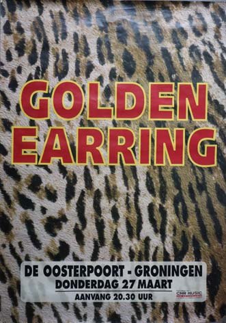 Golden Earring show poster March 27 1997 Groningen - De Oosterpoort  (Collection Edwin Knip)
